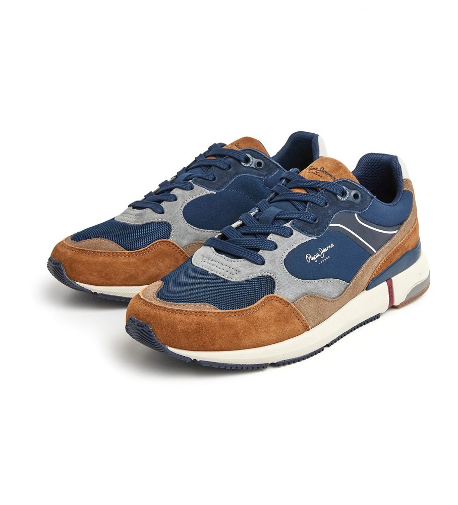 Tênis Pepe Jeans London Pro Advance Multicolor em Couro