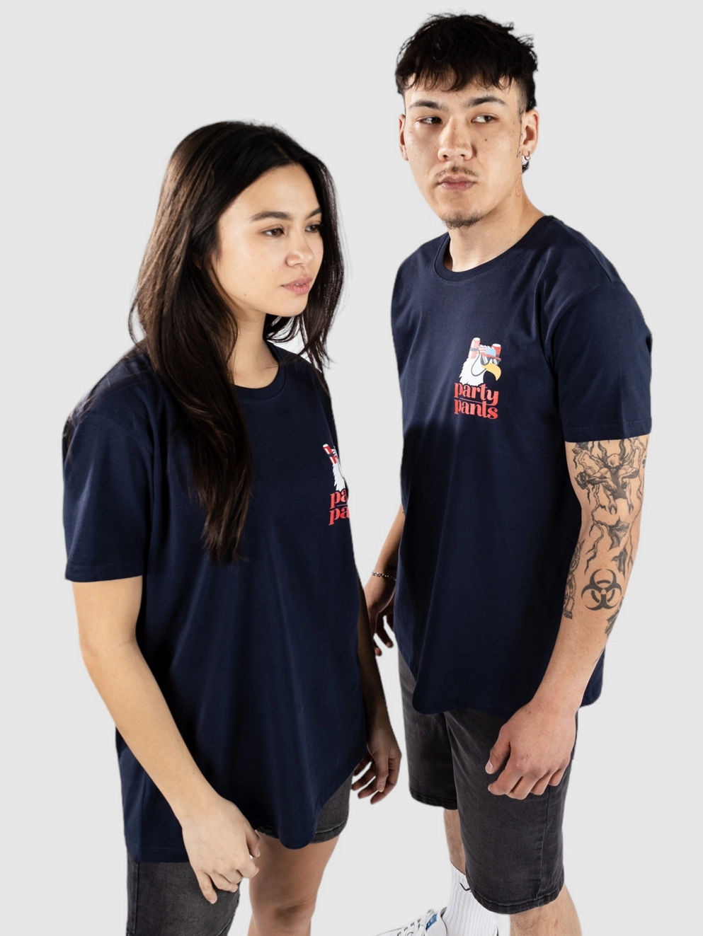 Party Pants Shred Eagle T-Shirt navy