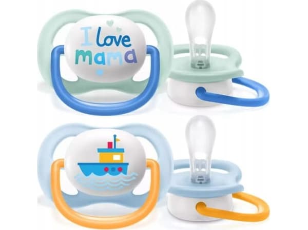 Avent Ultra Air kjeveortopedisk smokkskip 2 stk. 0-6m