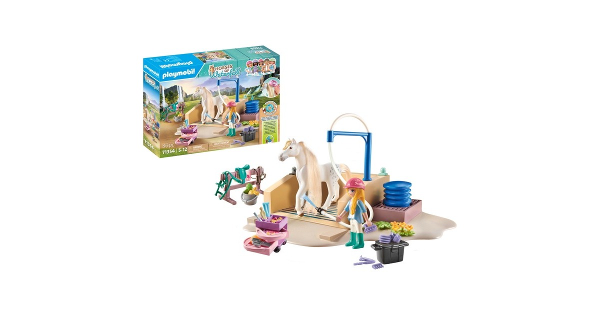 PLAYMOBILHorses of Waterfall - Isabella en leeuwin speelset Constructiespeelgoed  (71354)
