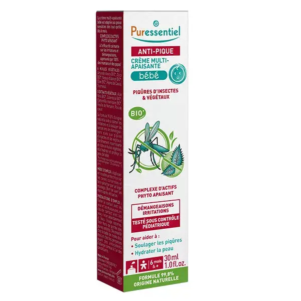 Creme para Bebê Puressentiel Anti-Coceira Multi-Calmante 30ml