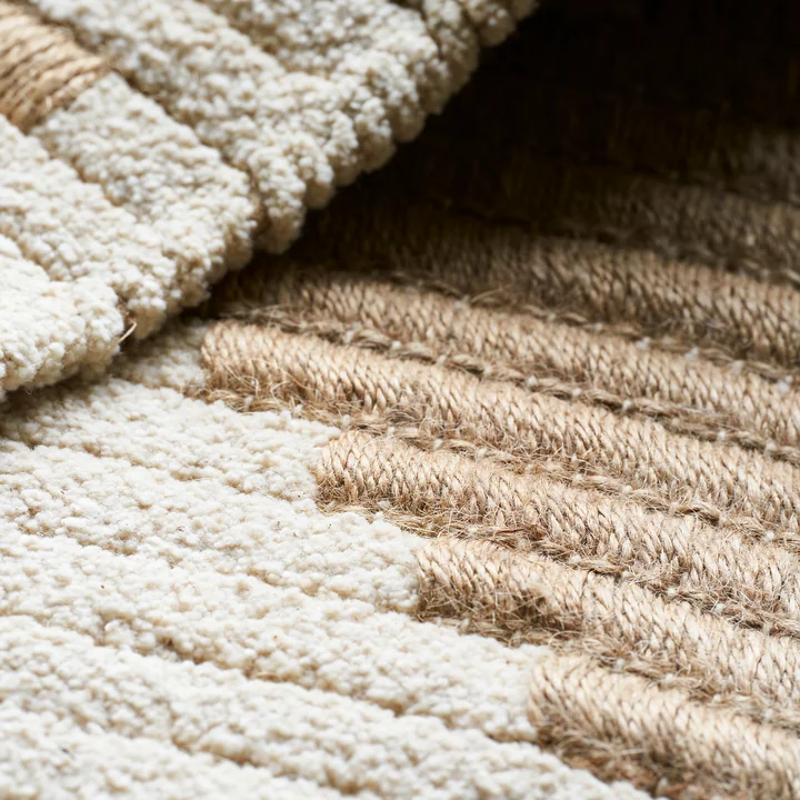 House Doctor - Dry Teppich, 60 x 90 cm, natur