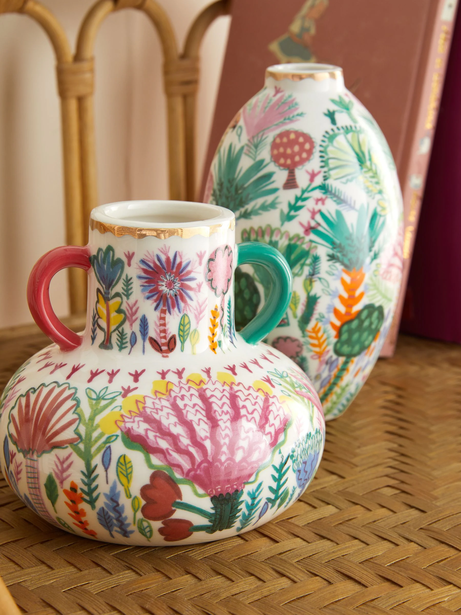 Lucy Tiffney set van 2 vazen