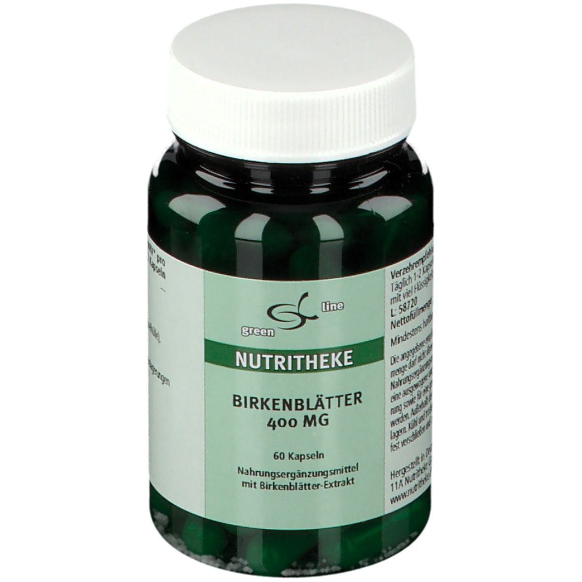 green line NUTRITHEKE BIRKENBLÄTTER 400 mg
