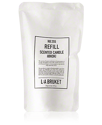 L:A BRUKET Home Fragrance 255 Refill Scented Candle Hinoki 260g