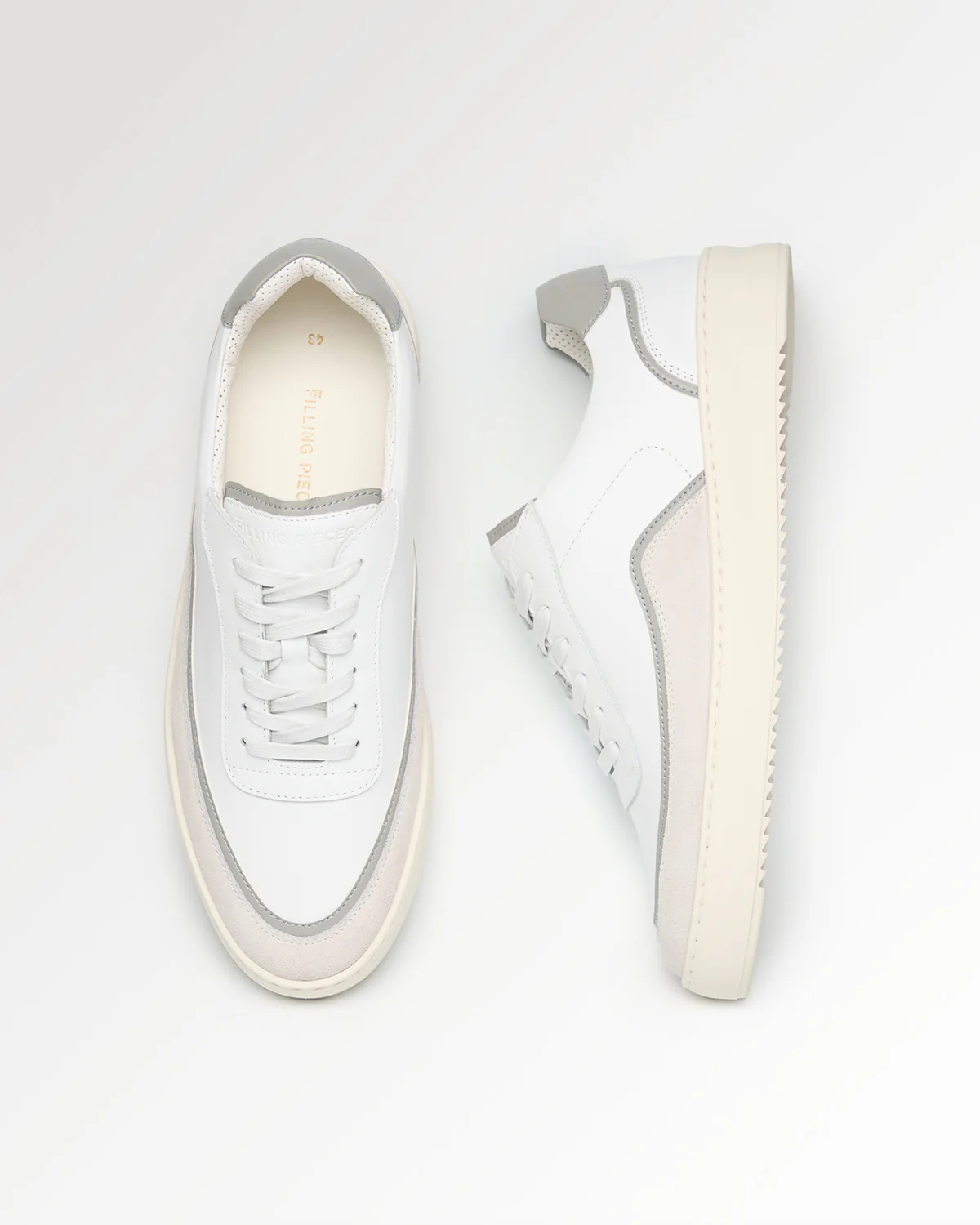 Mondo Stack Nappa White / Grey