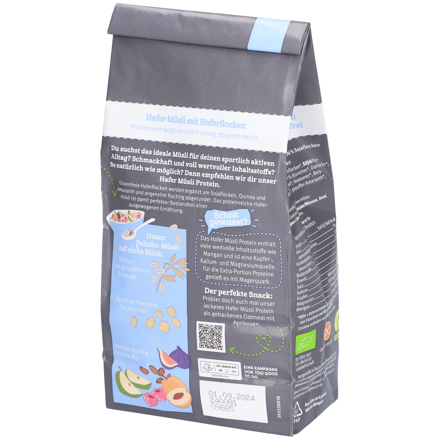 Bauckhof Bio Hafer Müsli SPORT