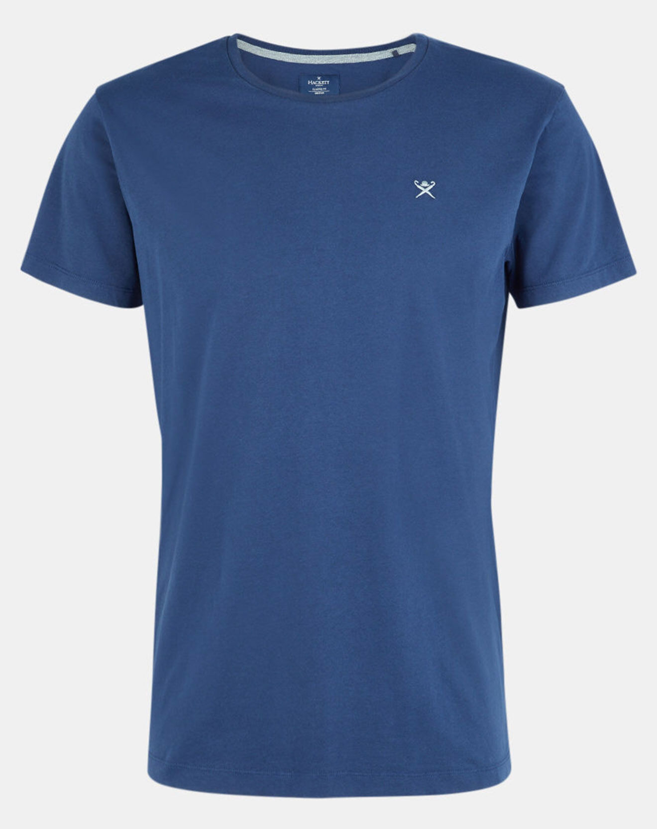 Hackett London T-Shirt Uni Logo bleu foncé