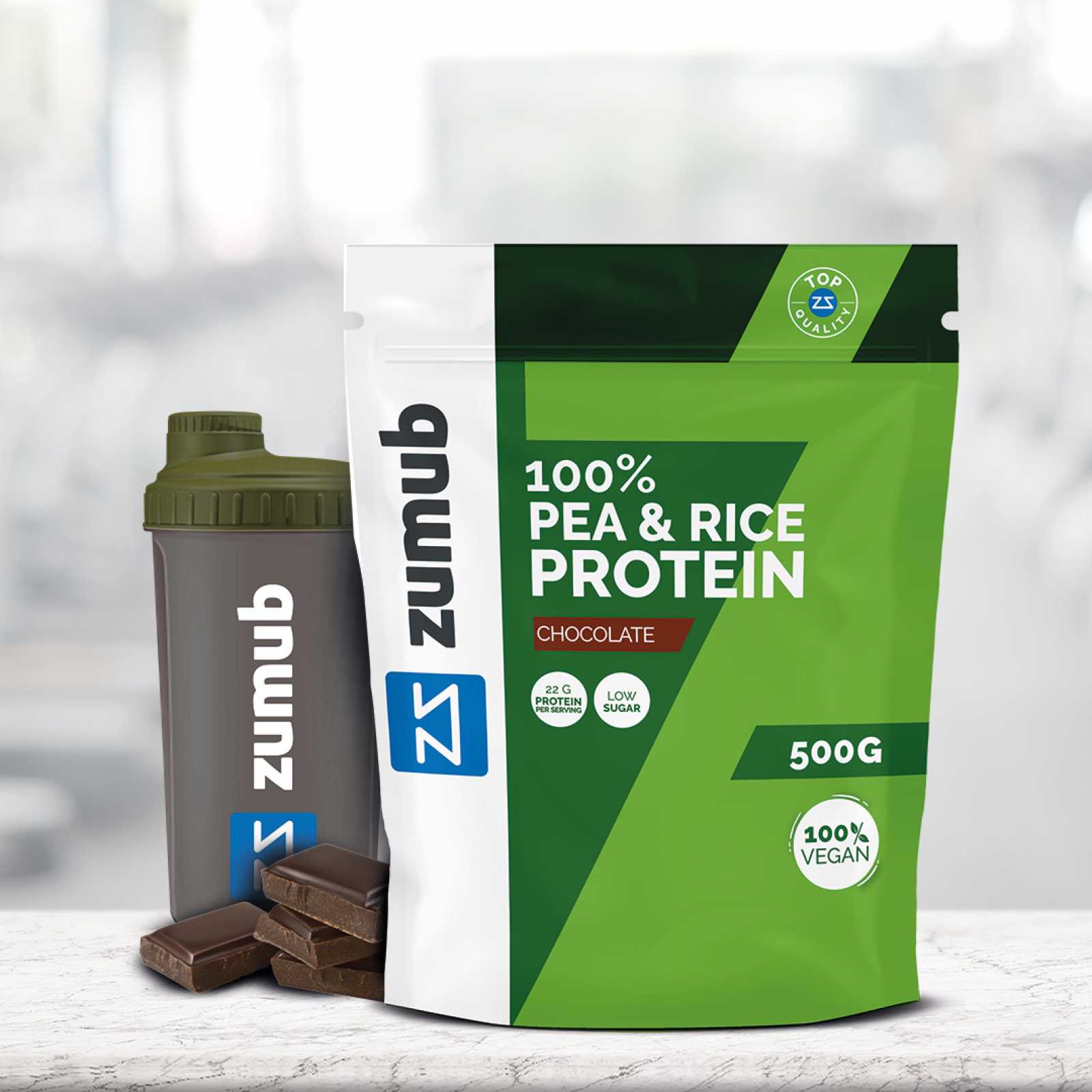 Proteína Vegana Zumub (Ervilha e Arroz) 500g