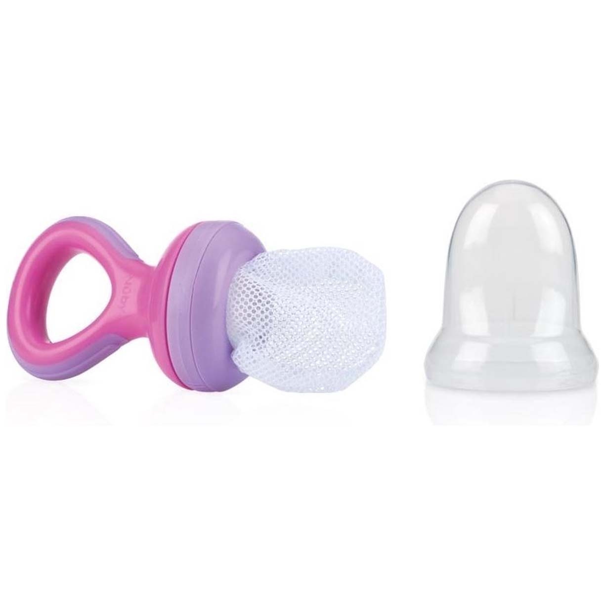 Nûby Sabbelzakje roze 6+ maanden roze