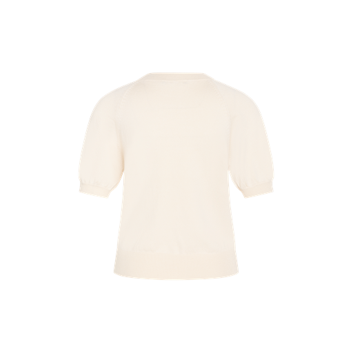 Bruuns Bazaar Anemone Halios Striktrøje, White Cream, L