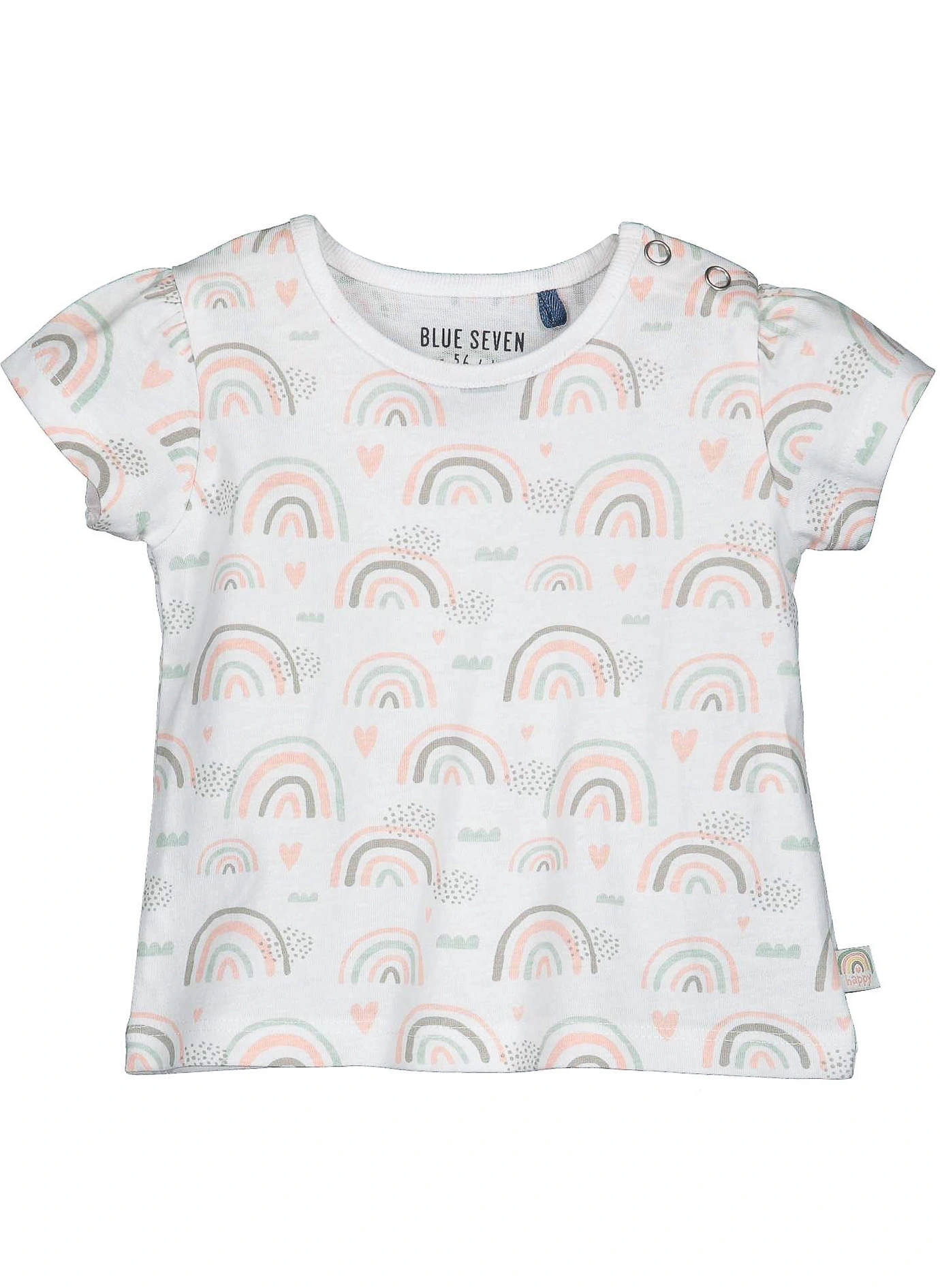 T-Shirt RAINBOW SMILES 2-teilig in nebel