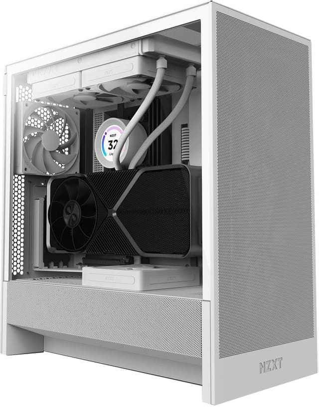 NZXT H5 Flow 2024 PC-kabinet (hvid)