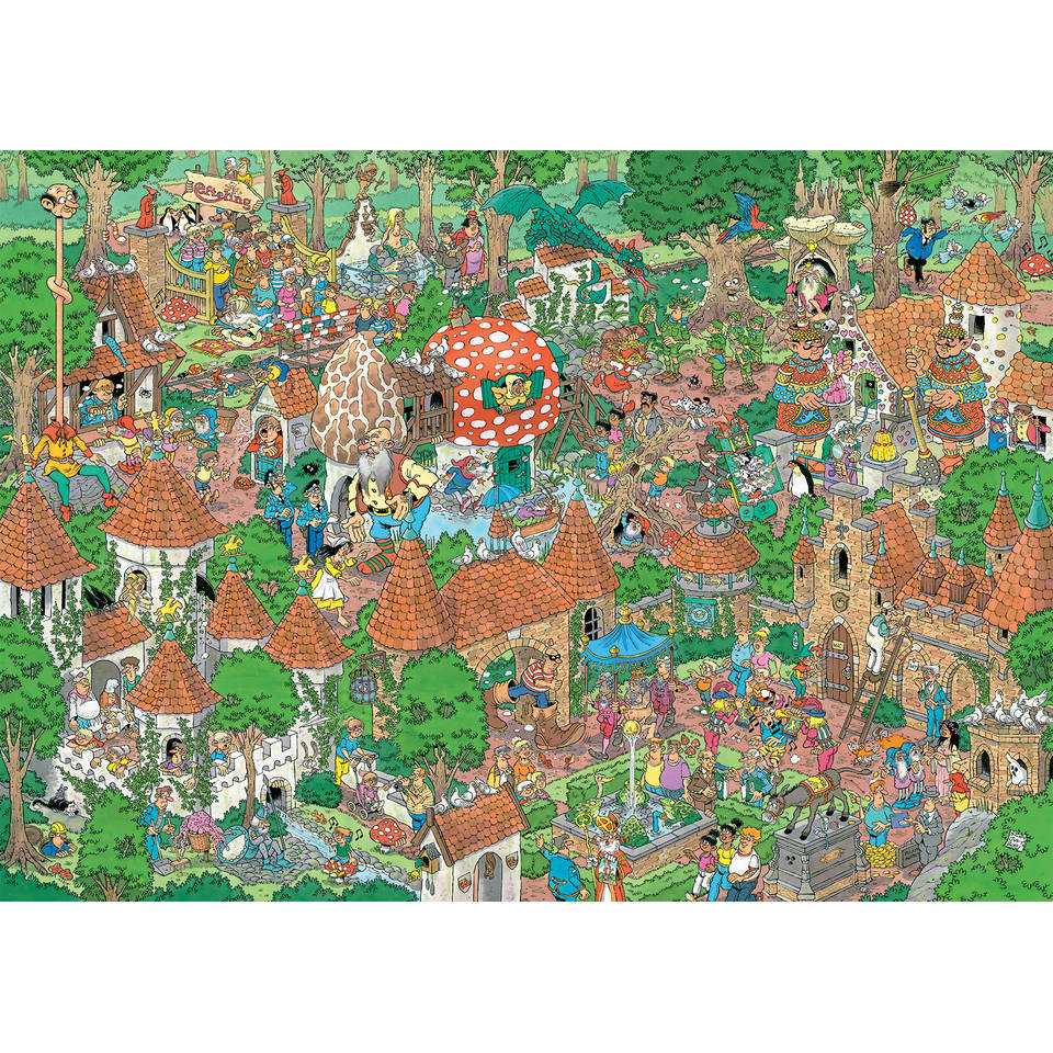 Jumbo Jan van Haasteren puzzel Efteling sprookjesbos - 1000 stukjes