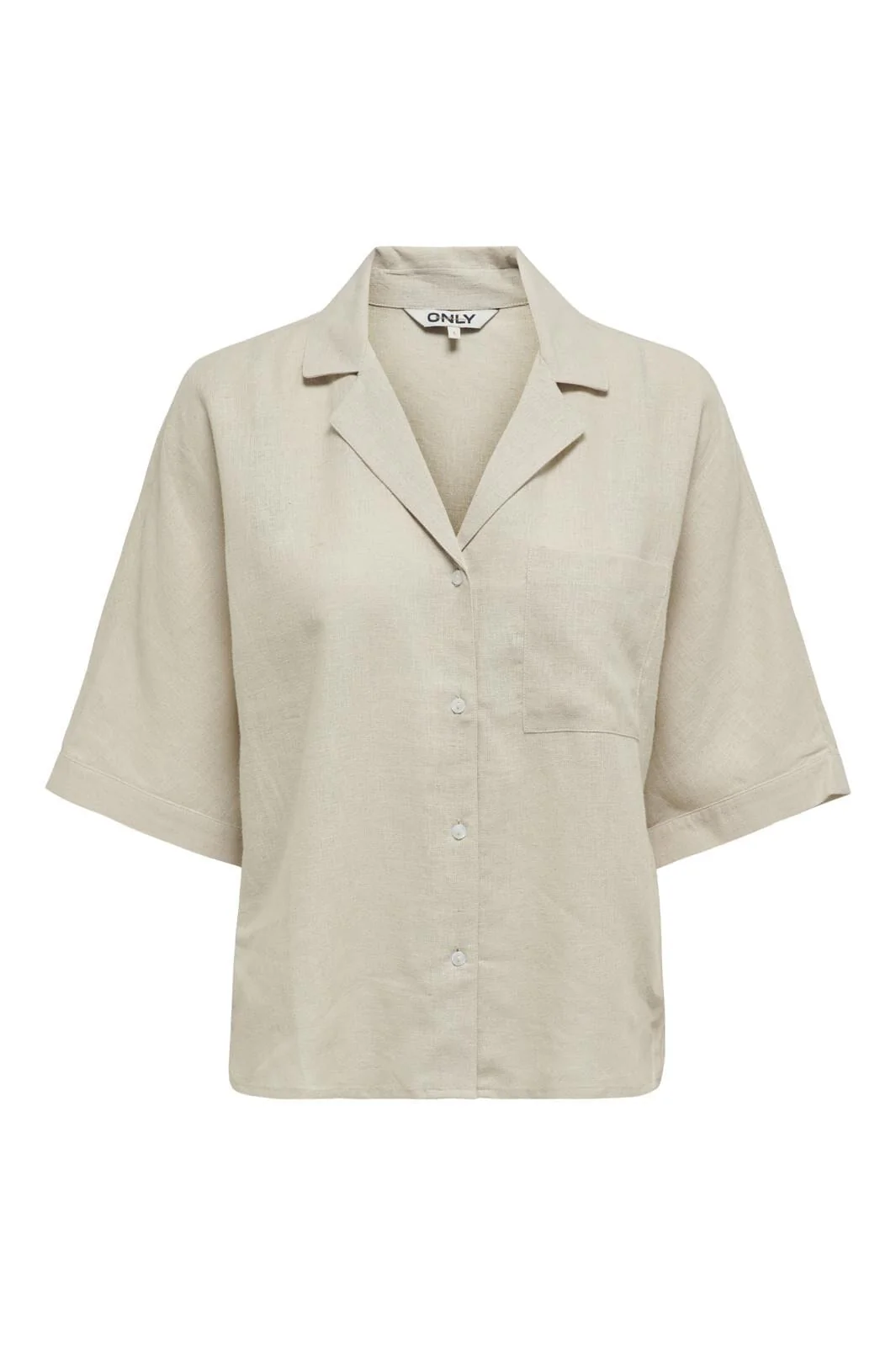 Only Onltokyo Life Ss Linen Bl Shirt