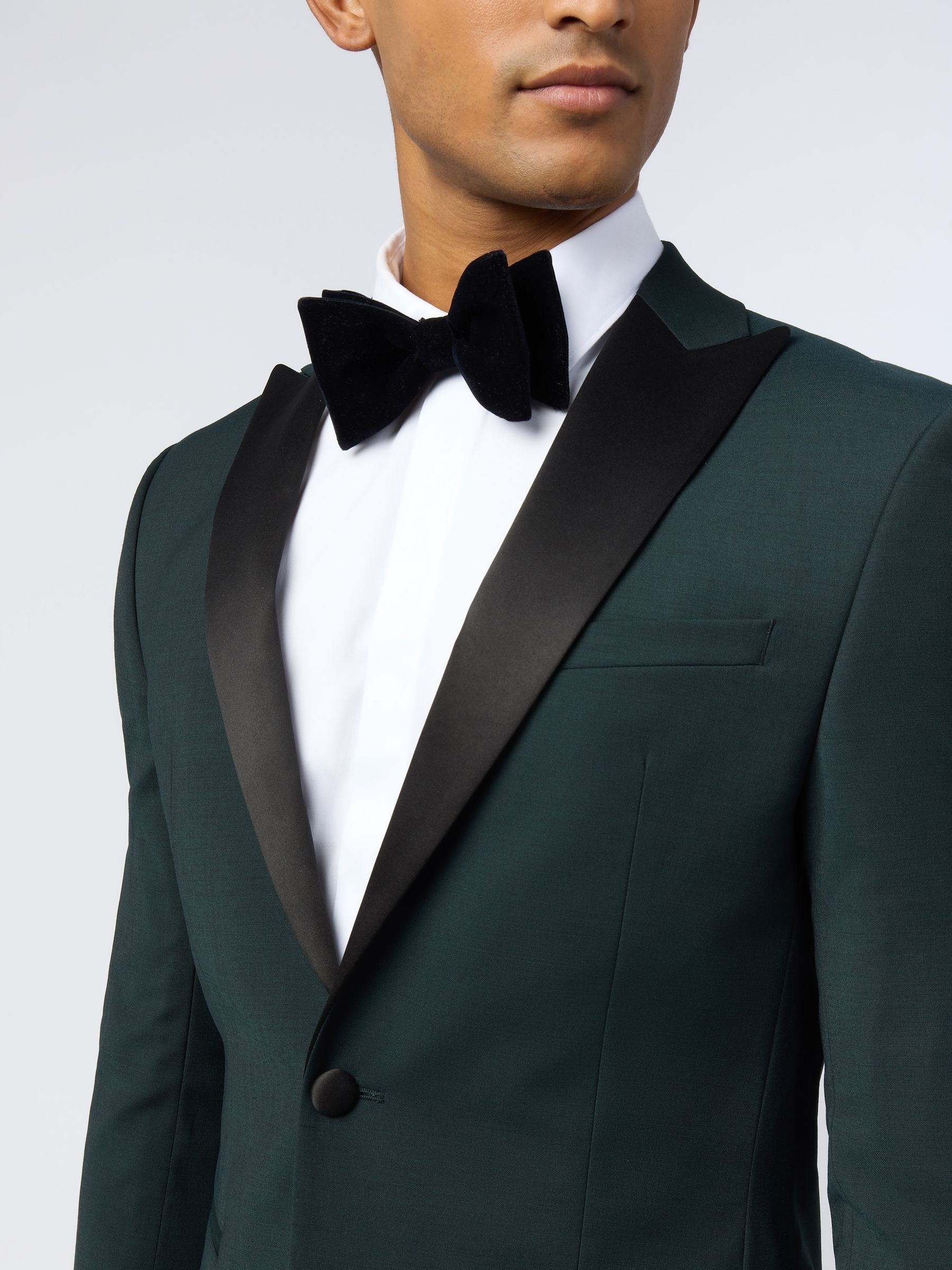 Ted Baker Tailoring Green Forest Tuxedo Jacket