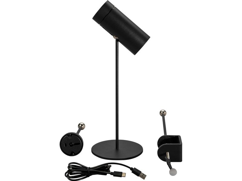 Konstsmide Akku-Tischleuchte Multi LED 2200/3000K, Dimmbar USB-Tischleuchte