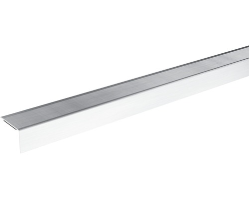 SKANDOR traprandprofiel, zilver geanodiseerd, zelfklevend, 25x36x1350 mm