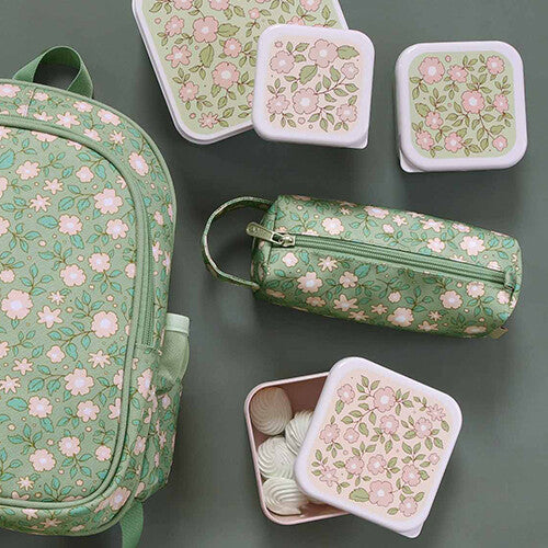 A little lovely company lunchbox set - blossom - 4st