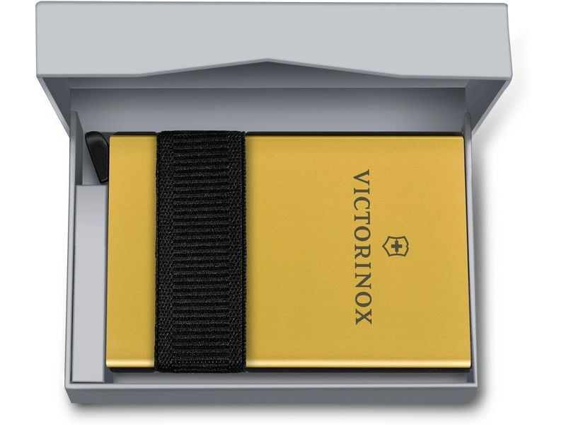 Victorinox Portemonnaie Smart Card Delightful Gold Geldbörse mit Kartenschutzhülle und Moneyband