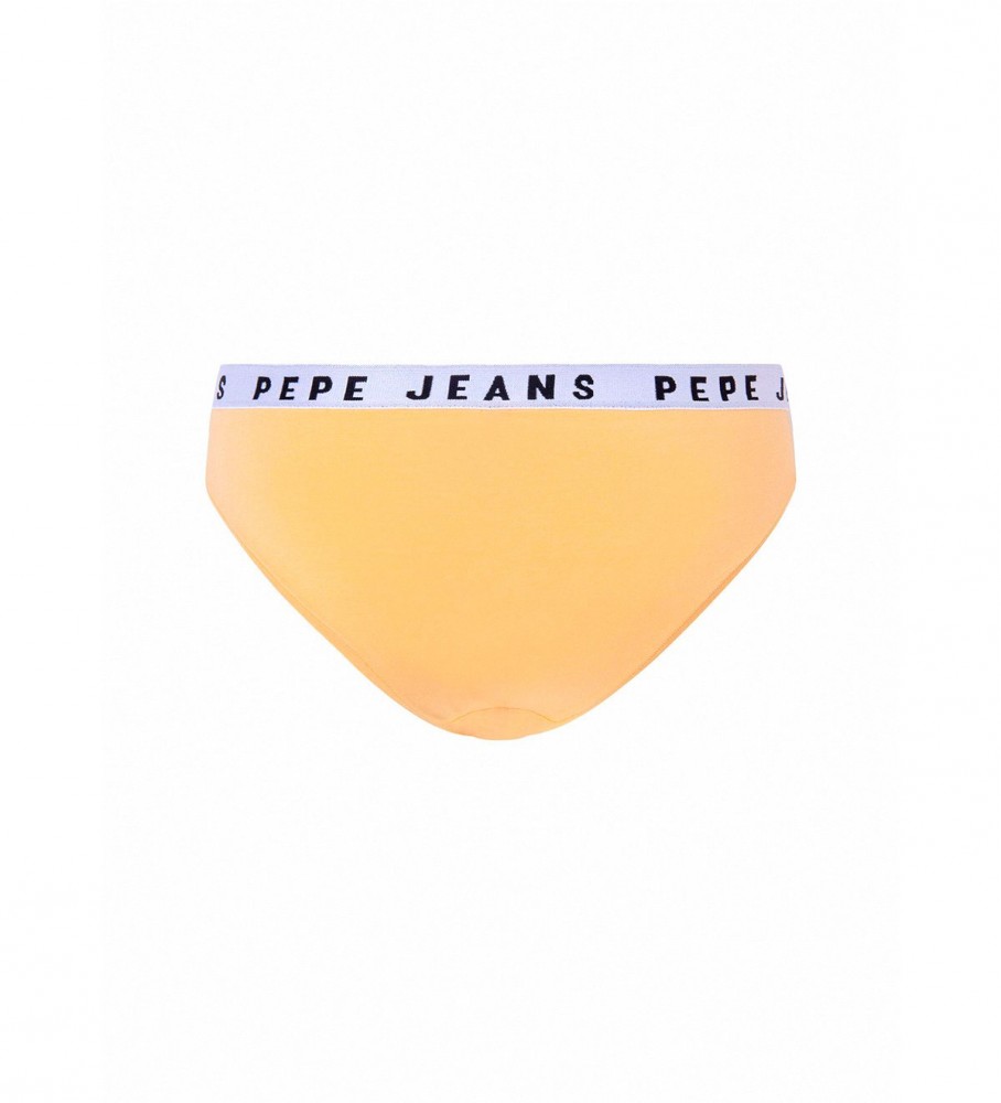 Cuecas culote amarelas lisas da Pepe Jeans