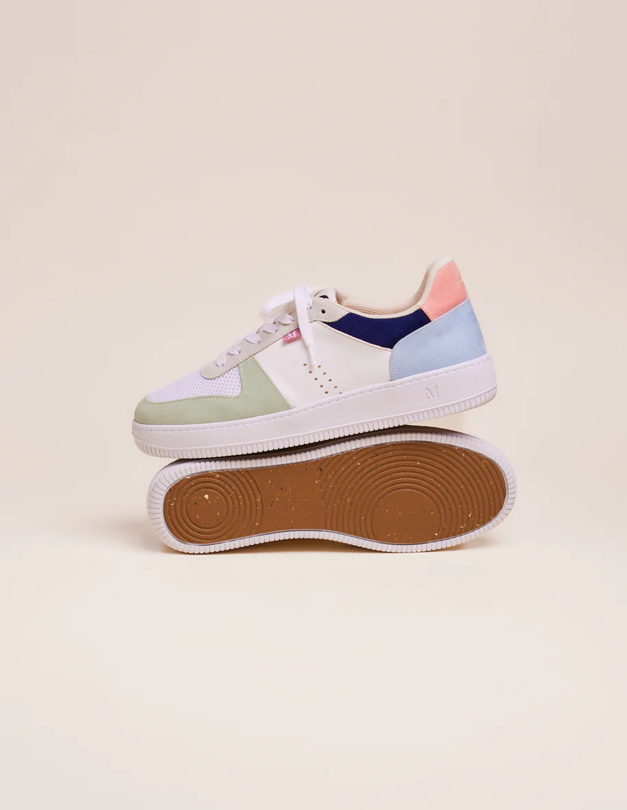 Baskets basses Maxence H - Sauge blanc