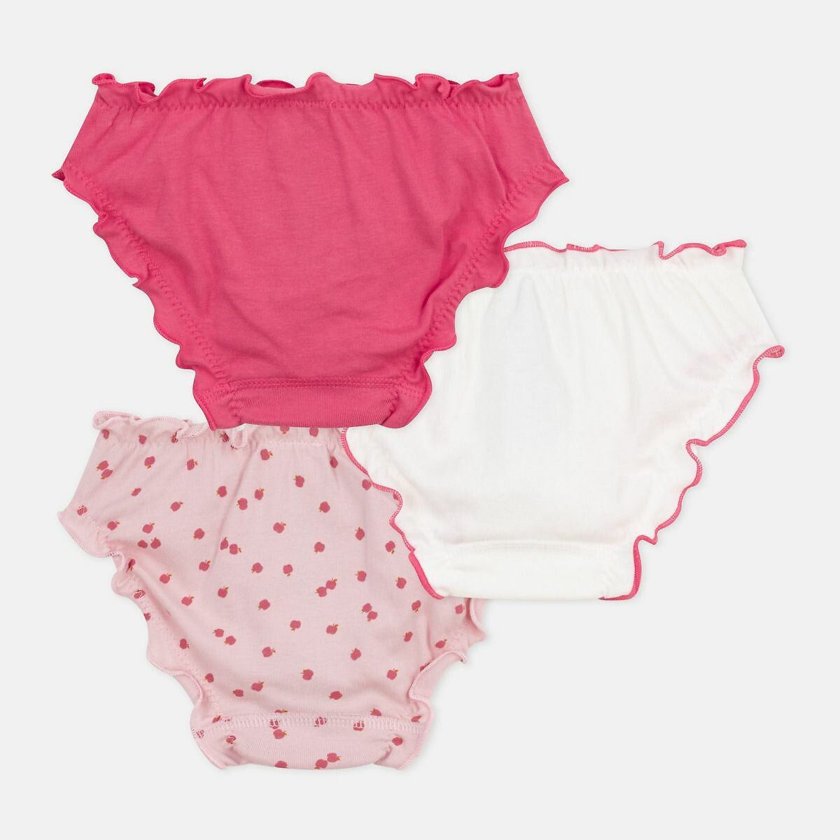 PETIT BATEAU<br>Conjunto de 3 cuecas de algodão