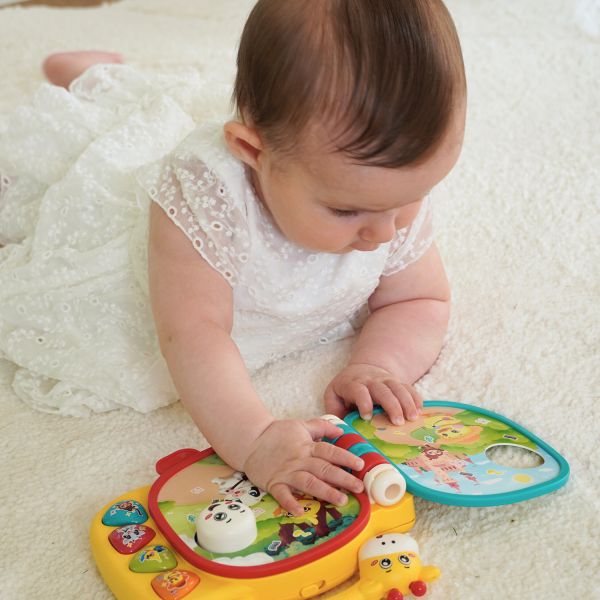 Bo Jungle Musical Boek Giraffe 12M+