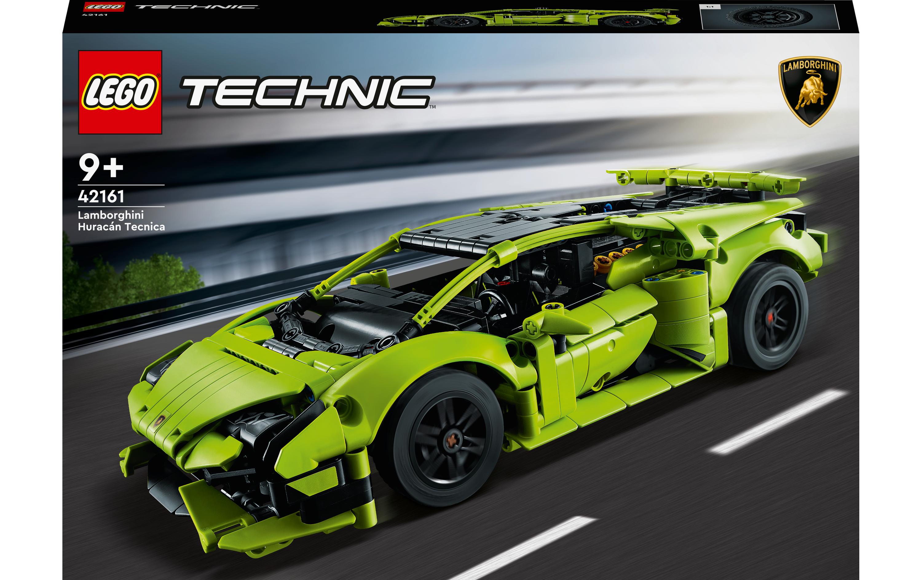 Technic Lamborghini Huracán Tecnica 42161Eine detailgetreue Nachbildung des echten Flitzers
