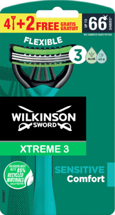 Wilkinson Xtreme 3 Sensitive Wegwerpscheermesjes 6ST