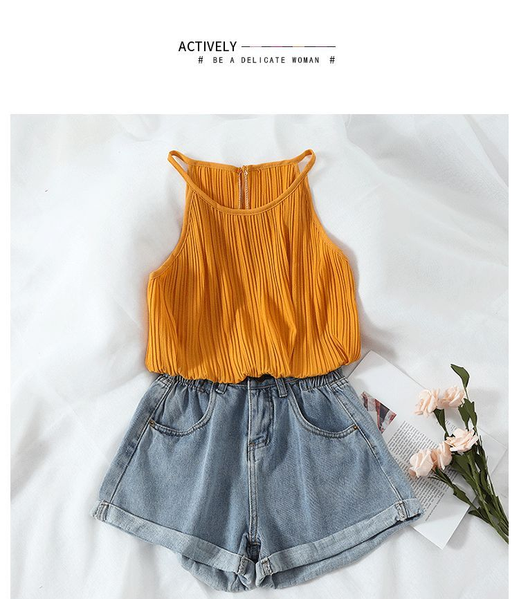 Dudu - Denim shorts met hoge taille