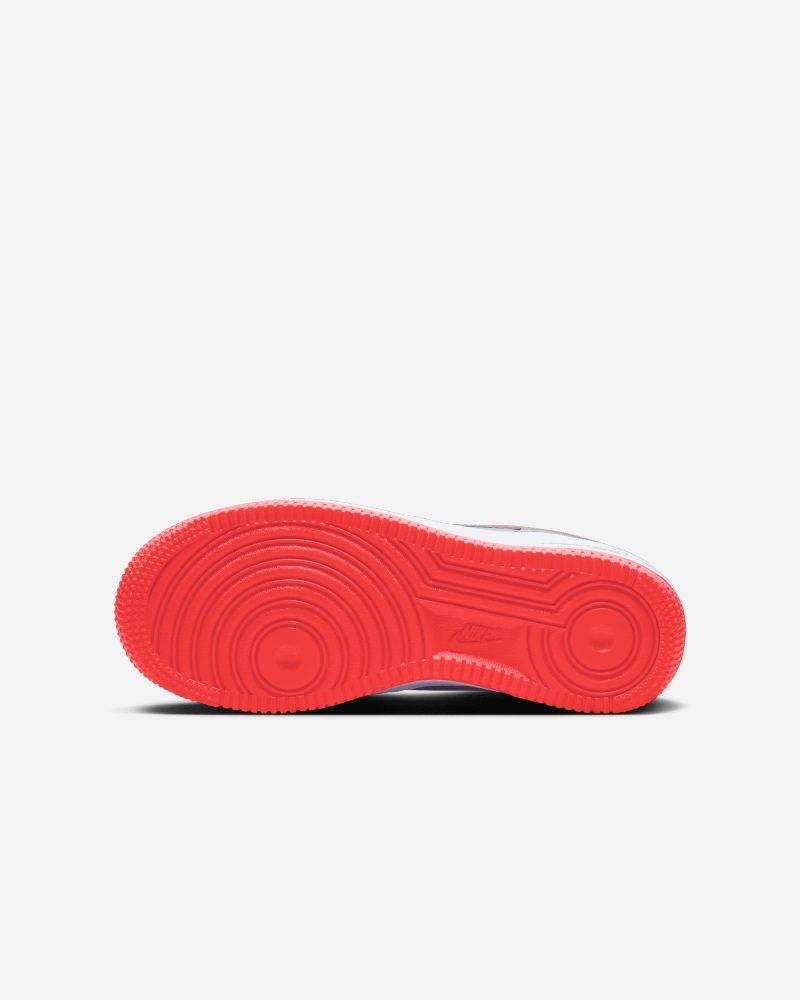 Chaussures Nike Air Force 1 Gris & Rouge pour enfant