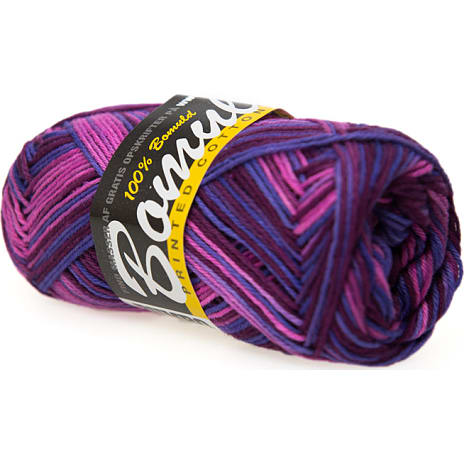 BUMBO Bomuldsgarn print - Lilla regn 1516