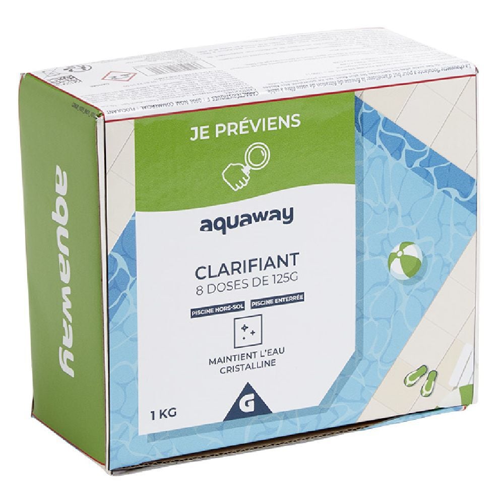 Clarifiant piscine doses 8x125g