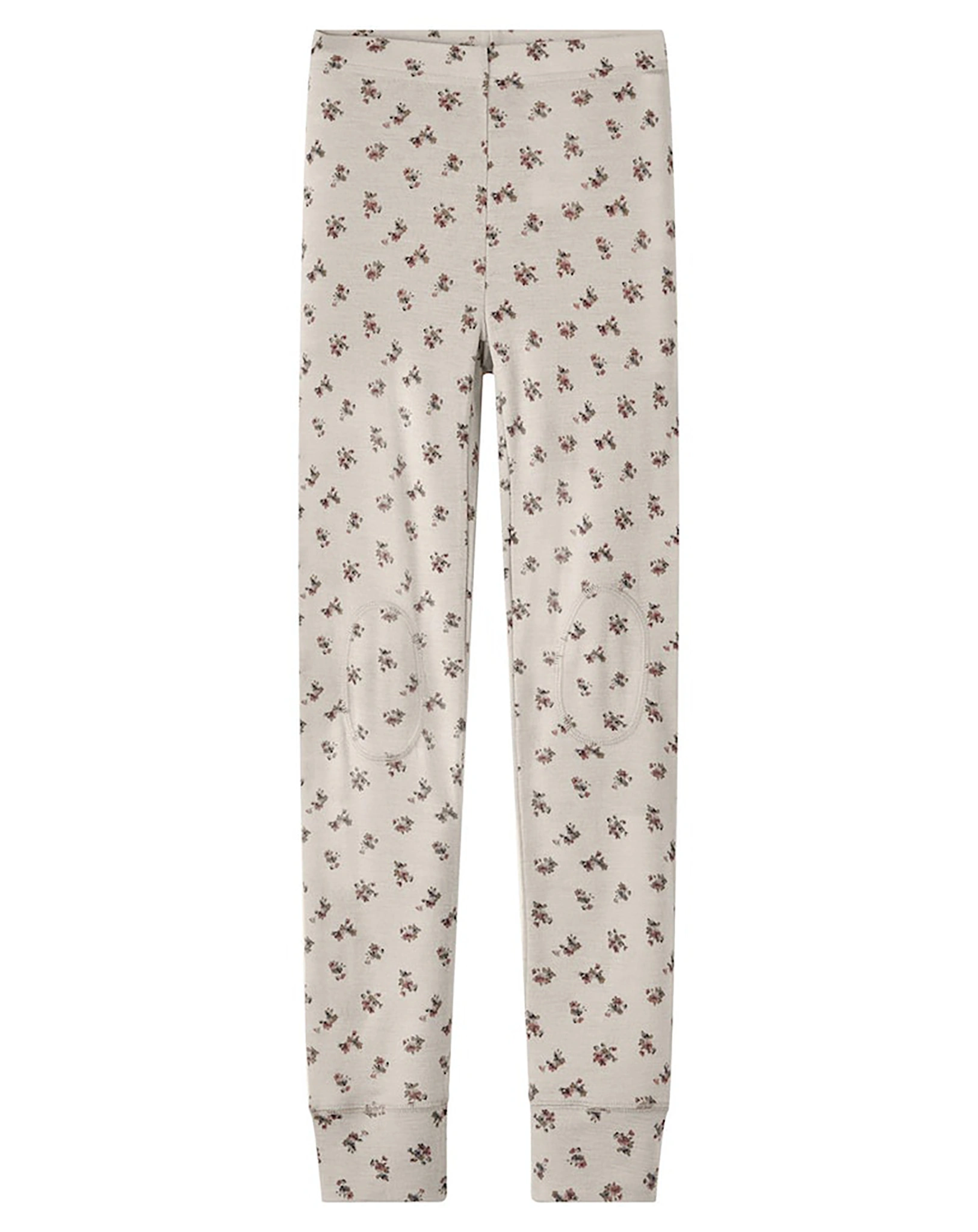 Leggings NKFWANG AOP aus Wolle in moonbeam