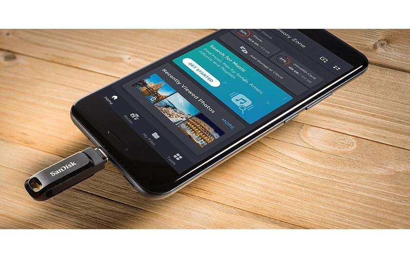 Sandisk USB-Stick »Ultra Dual Drive« (256GB GB Lesegeschwindigkeit 150 MB/s)
