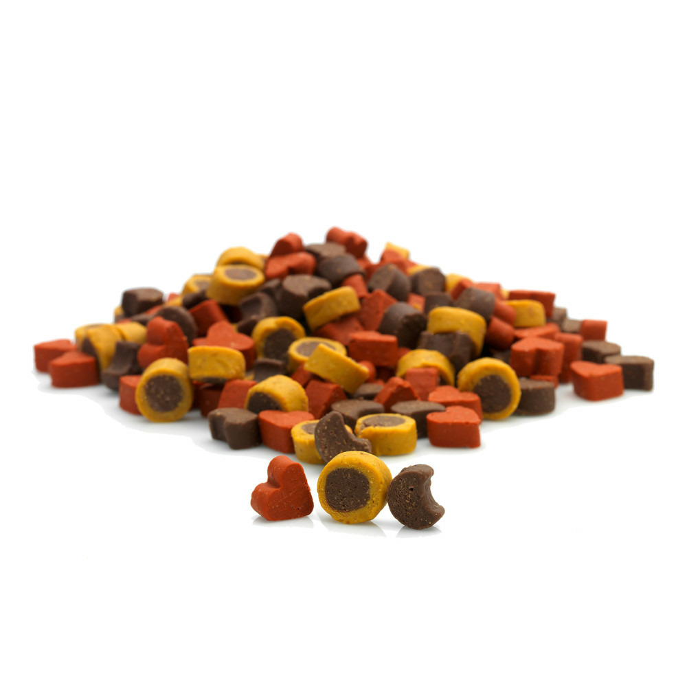 Jouet peluche os distributeur avec friandises 180 g pour chien
