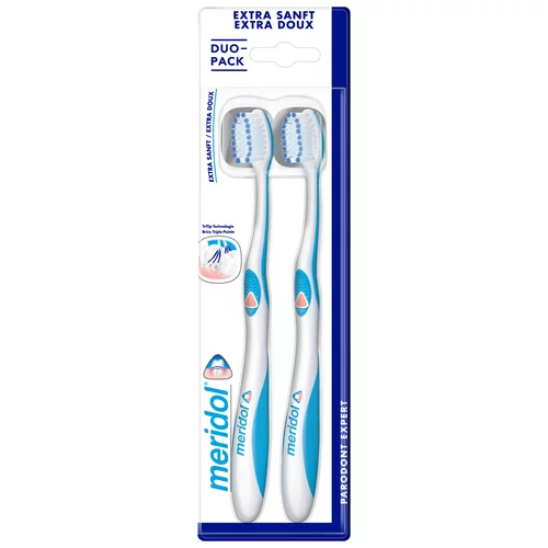 Brosses à dents Meridol Parodont Expert extra souple - x2