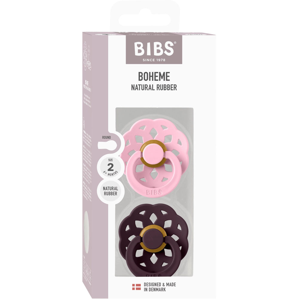 Køb Bibs Pink/Plum Sut Boheme 2-Pak Latex