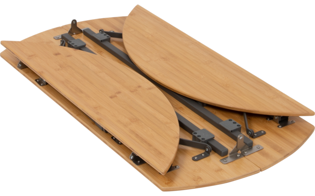Bo-Camp Campingtisch Urban Outdoor Poundbury Bambus rund 90 cm 3-fach höhenverstellbar