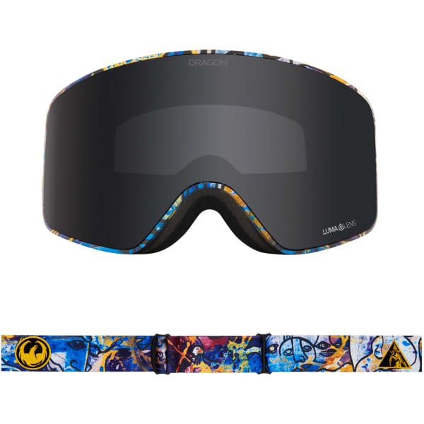 Masque de ski DRAGON NFX MAG OTG BENCHETLER24/LLDARKSMOKE+LLFLASHBLUE