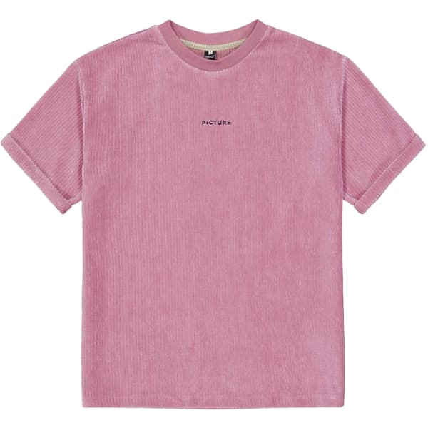 T-shirt PICTURE KIARRA VELOURS TEE W HEATHER ROSE