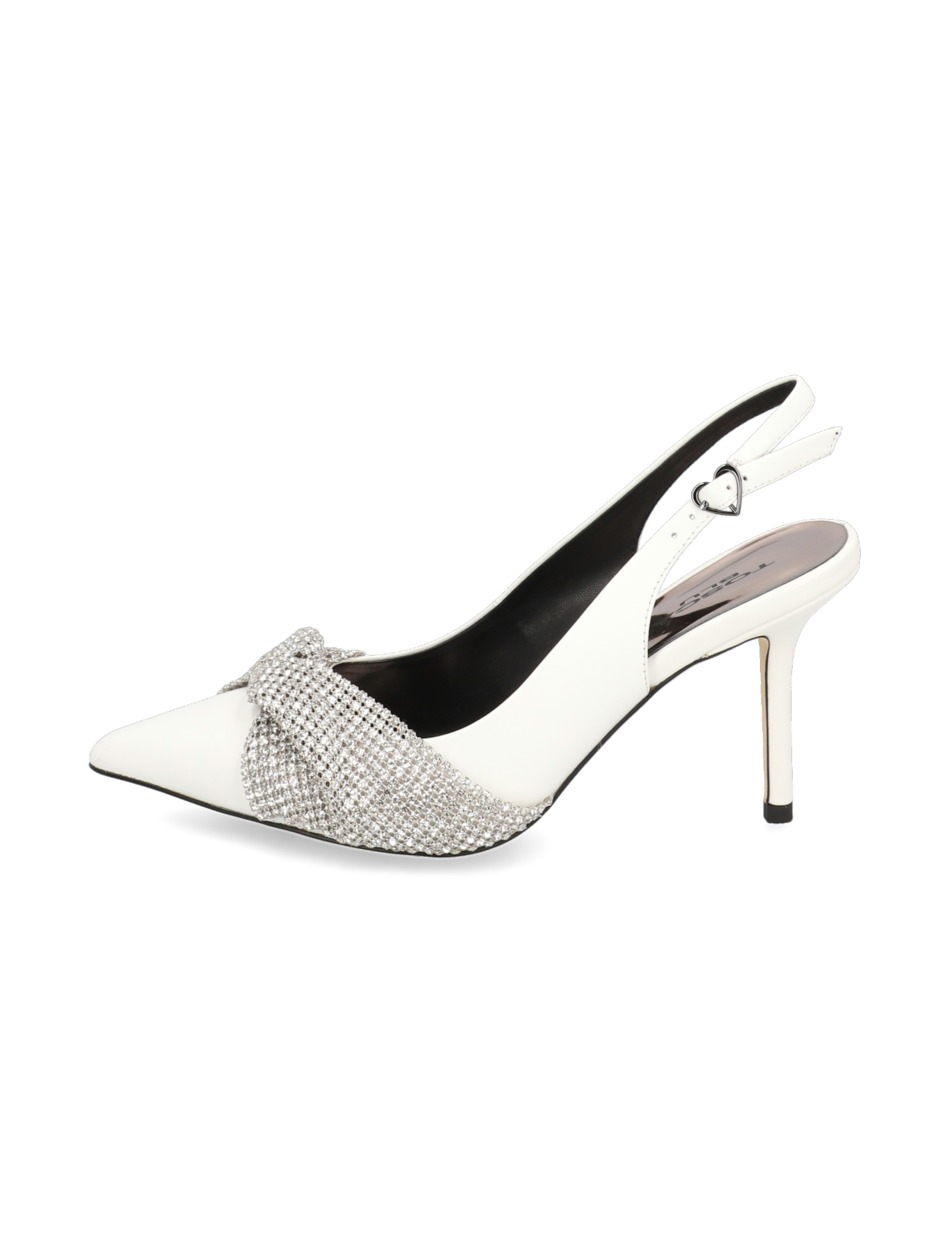 Glattleder Slingpumps
