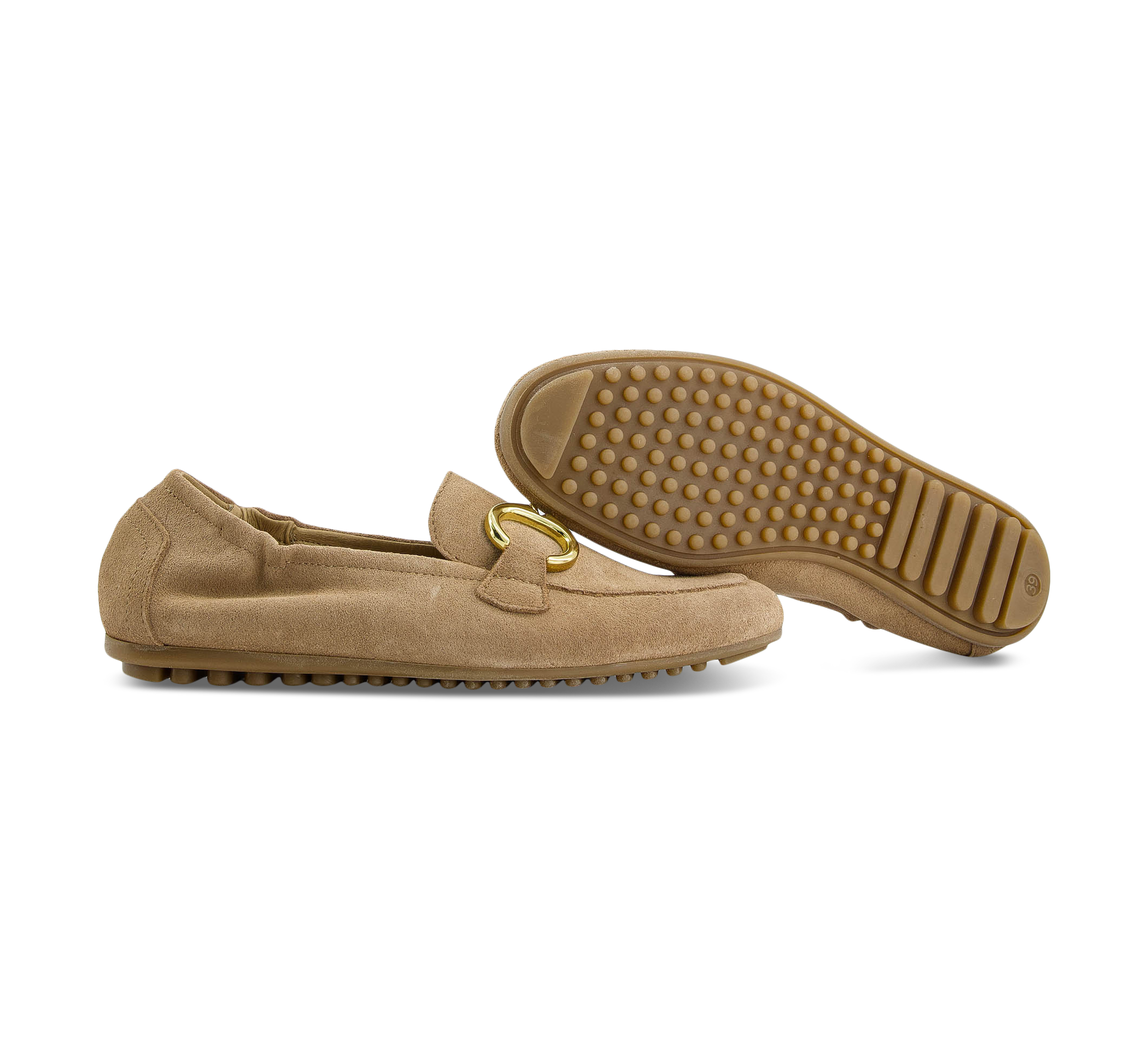 1874 by Walder Loafers beige/taupegrau