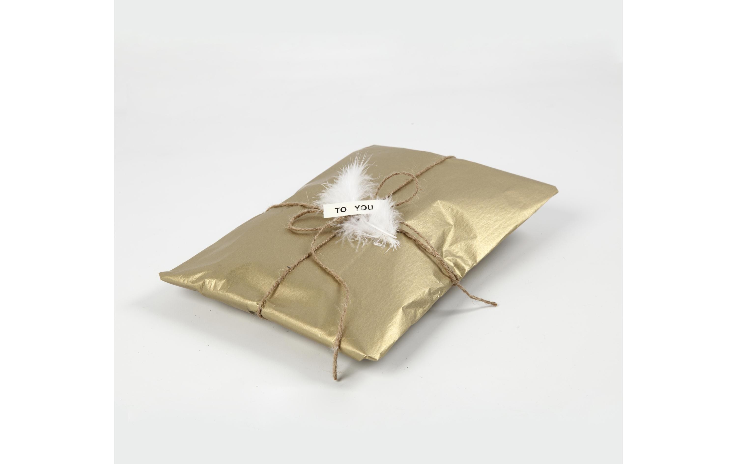 Seidenpapier 50 x 70 cm, 25 Blatt, GoldSeidenpapier in Gold