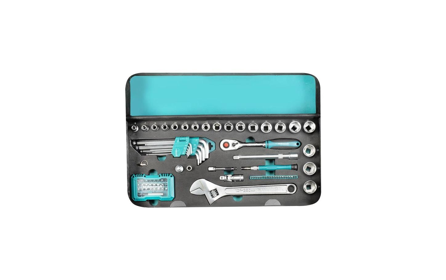 Werkzeugkoffer Pro Box 127-teilig<br>Alu-Werkzeugkoffer mit 3/8″ Steckschlüsselsatz