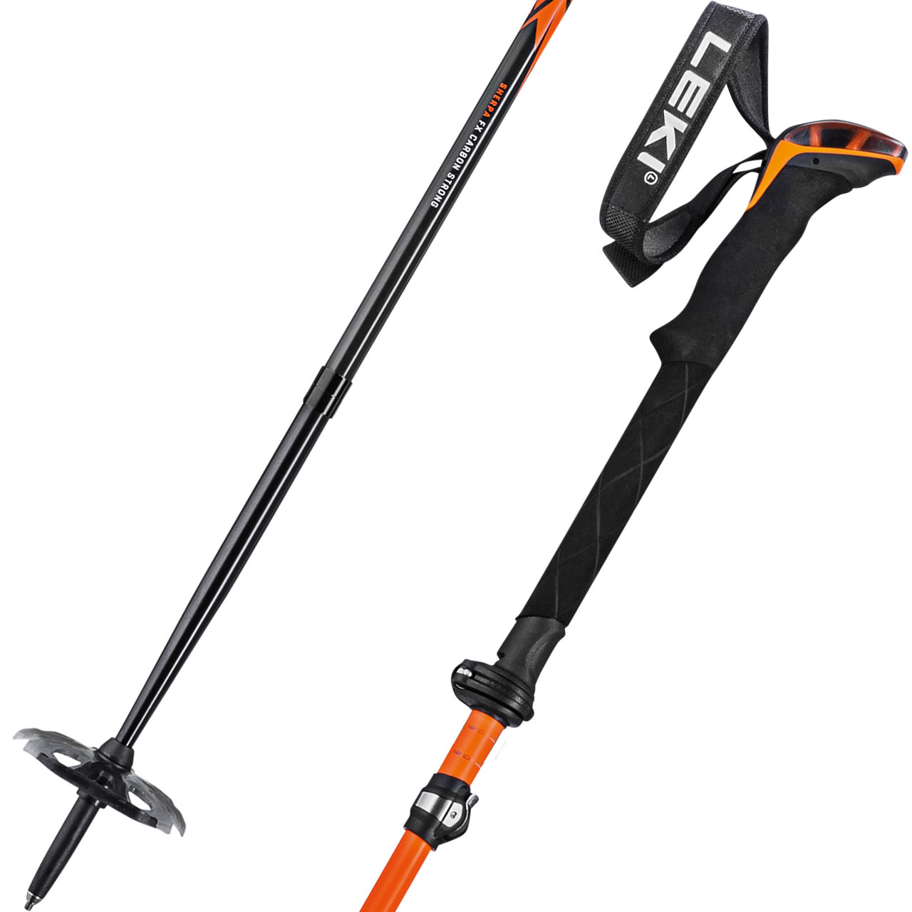 Leki Sherpa FX Carbon Strong orange/denimblue | Leki Alpin Skistöcke | Leki | L | MARKEN | XSPO