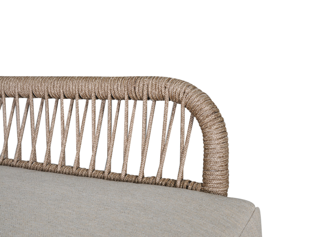 Outdoor Feelings Dalmas stoel-bank loungeset - Sahara dust rope