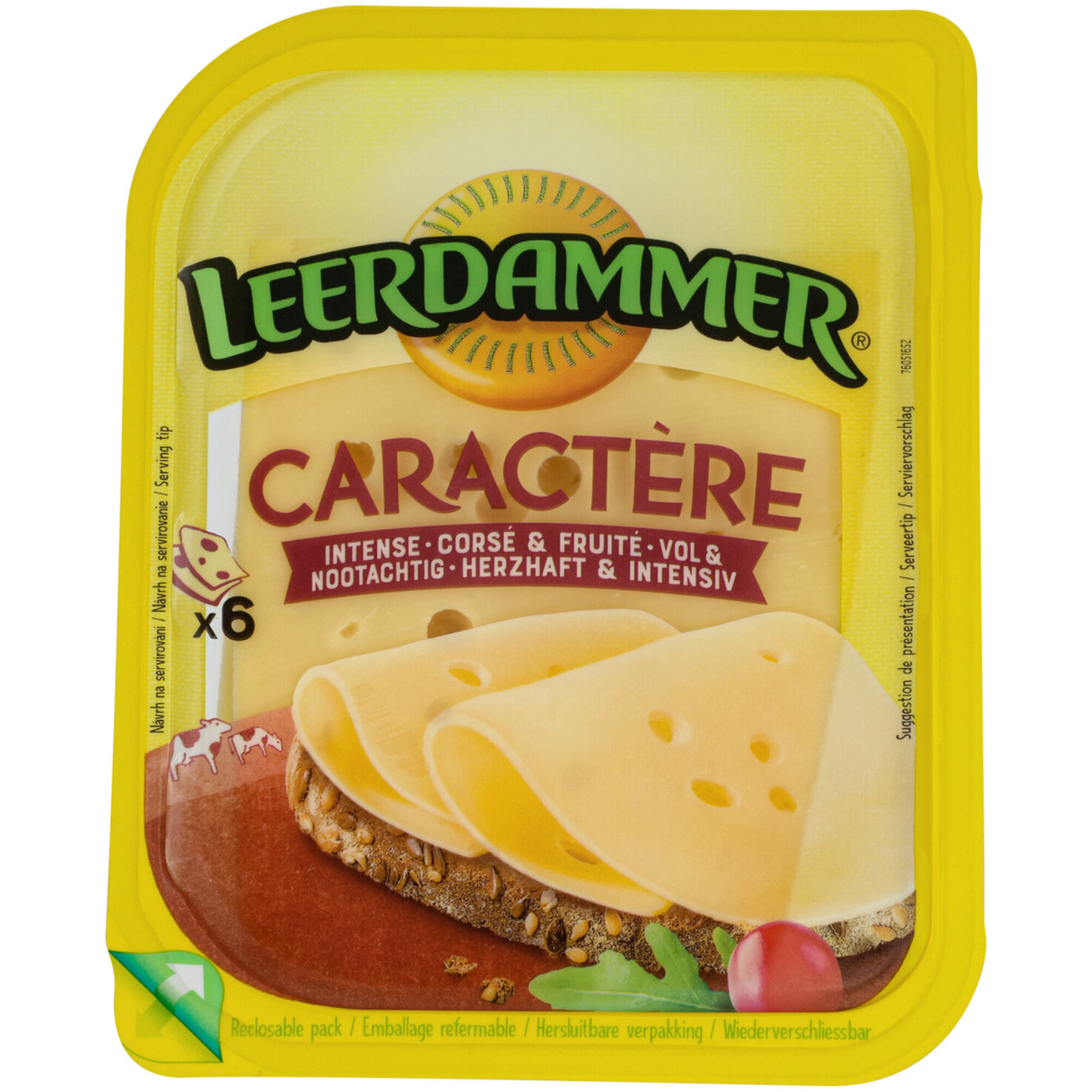 Leerdammer Caractère Käsescheiben 6 Stück