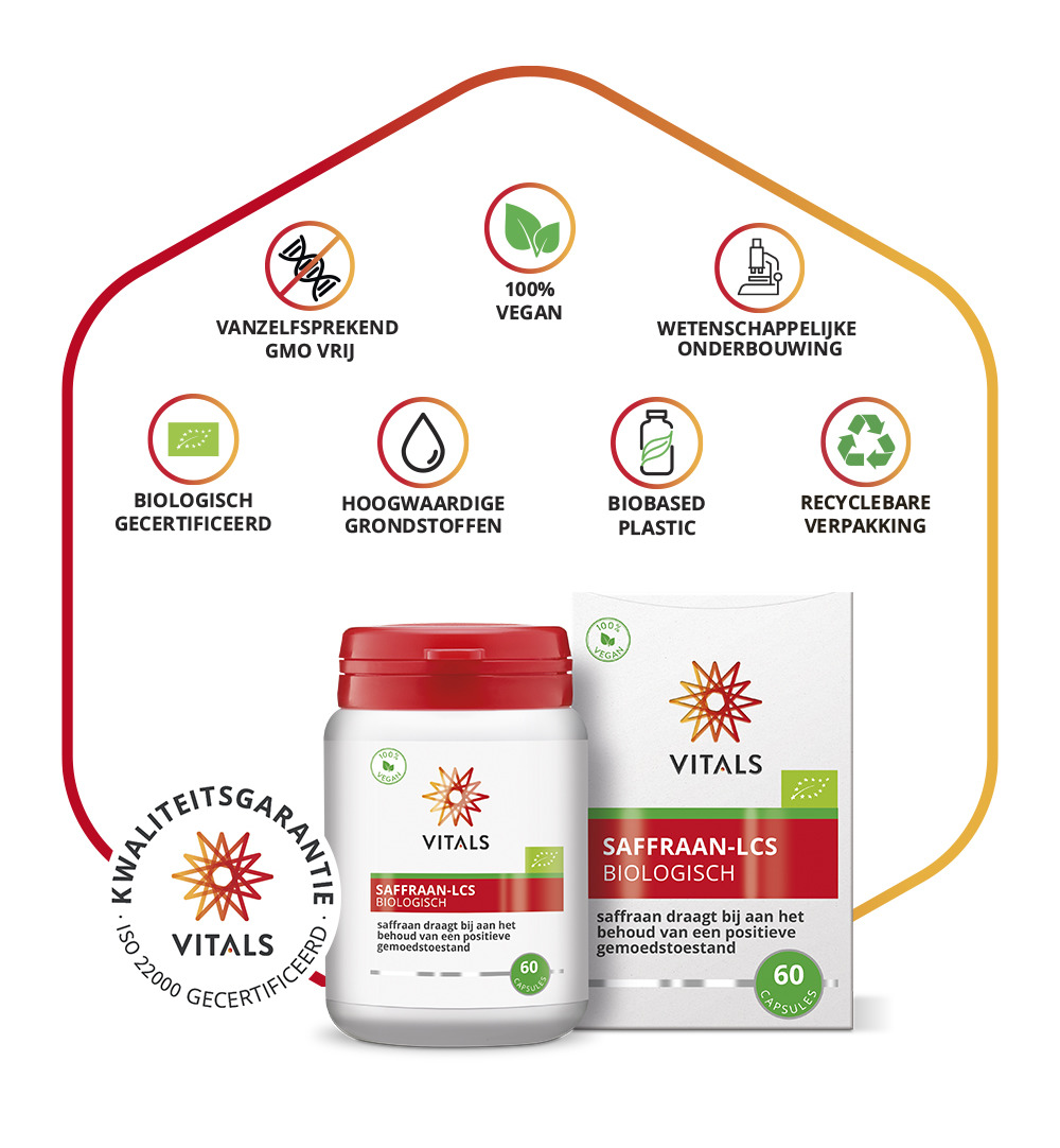 Vitals Saffraan-Lcs Bio (60 capsules)
